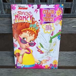 Disney Fancy Nancy Color and Trace Book - Pink, Yellow, Green
